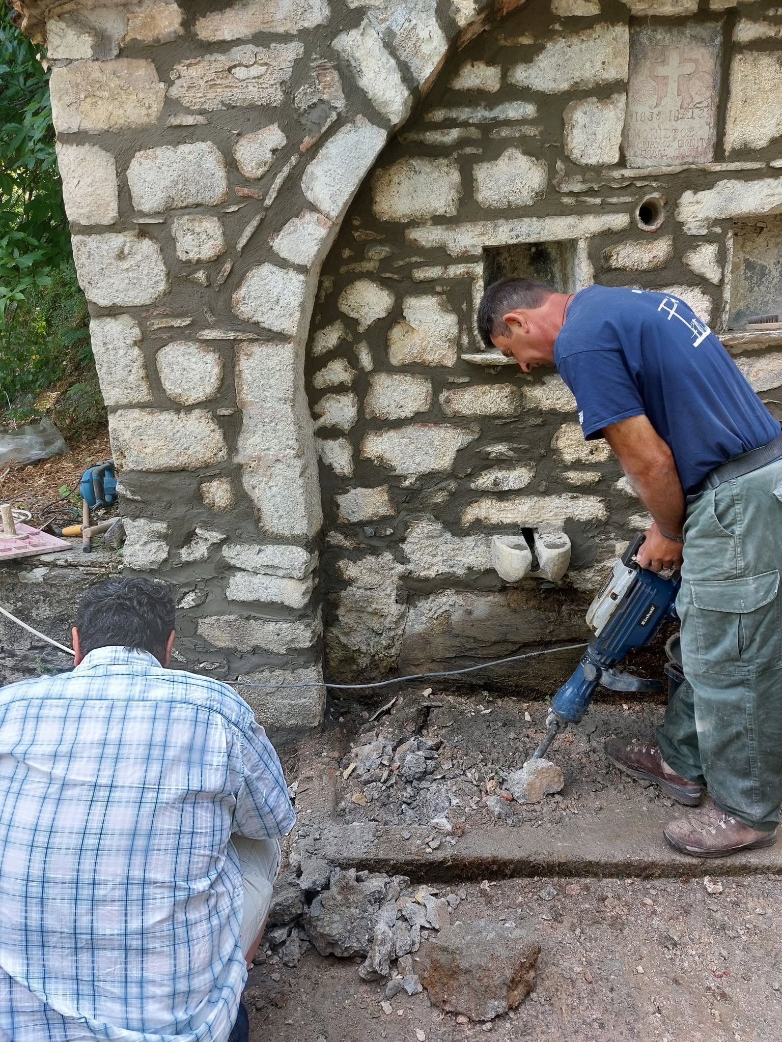 Αποκατάσταση κρήνης Βαμβακού 1